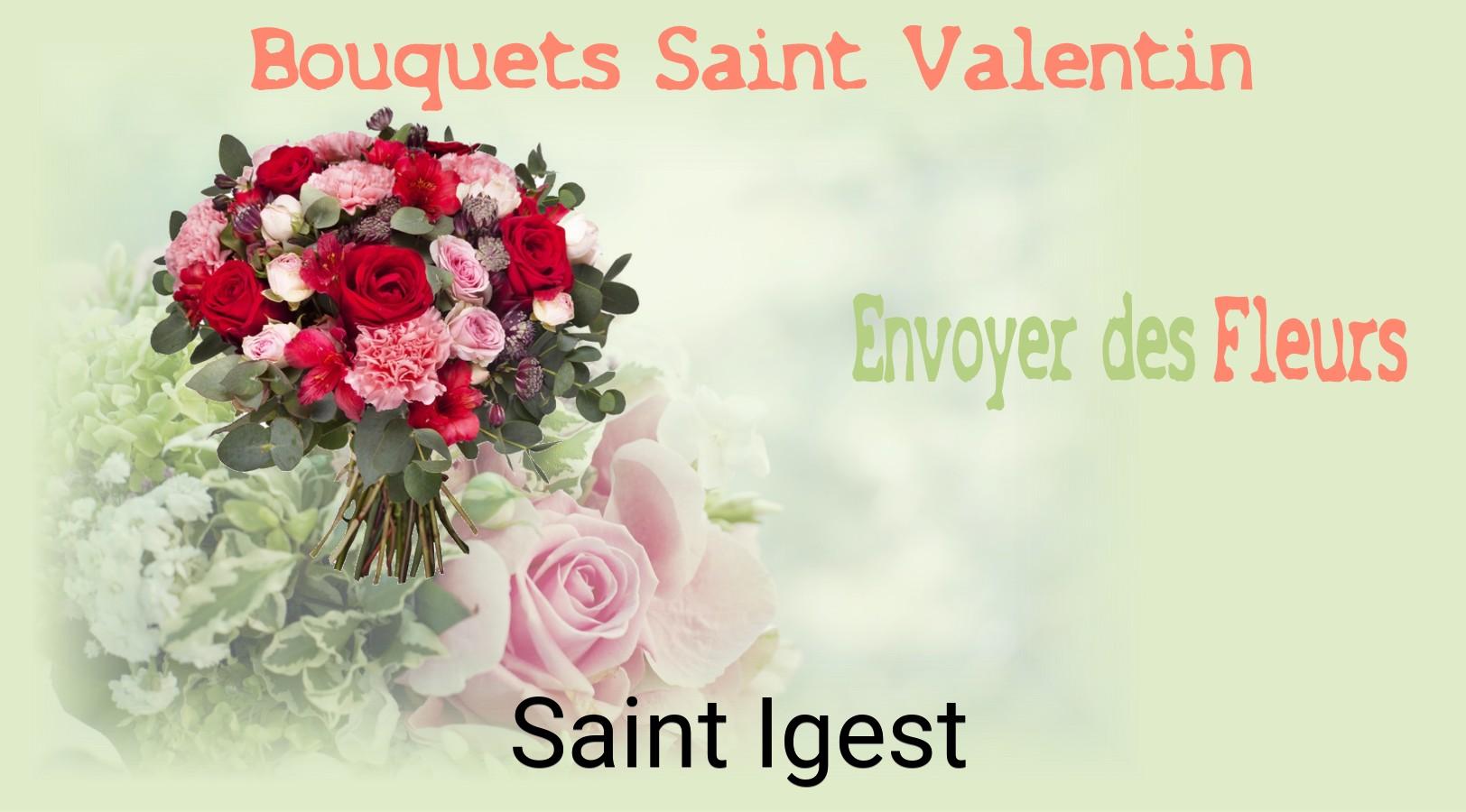 Roses de Saint-Valentin livrées à Saint-Igest